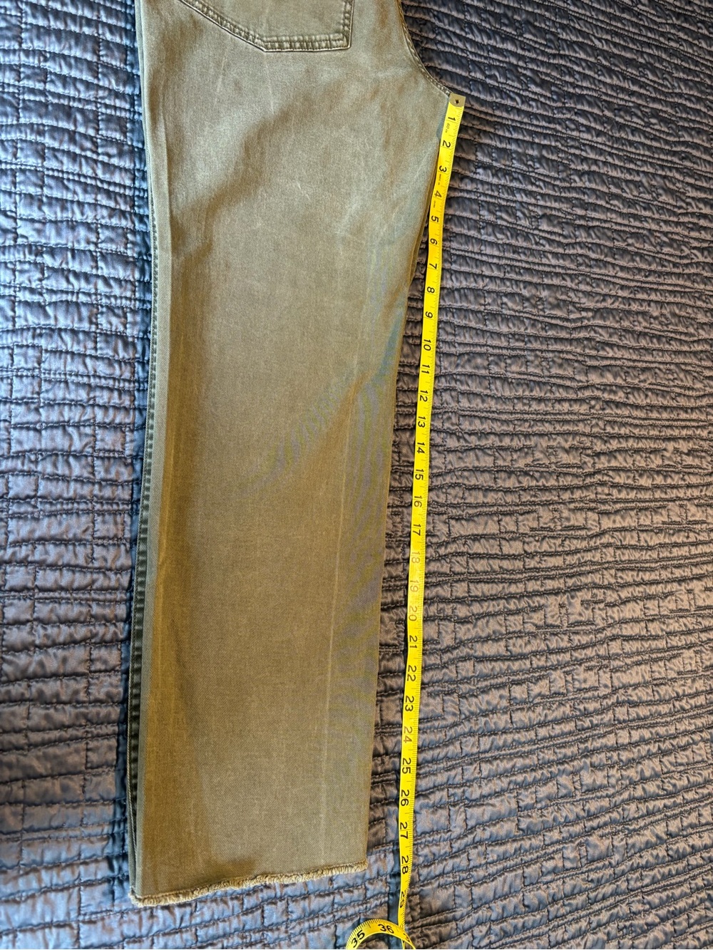 Madewell Olive Green Straight Chinos